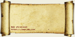 Jovica Nikolendžić vizit kartica